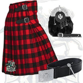 Battle Of Kilts Men’s Tartan Kilt Outfit – 5-Piece Scottish Set with Premium Accessories